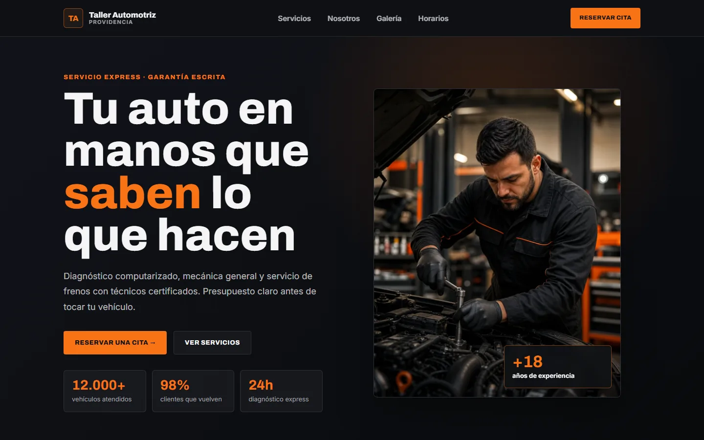 Preview Taller Automotriz