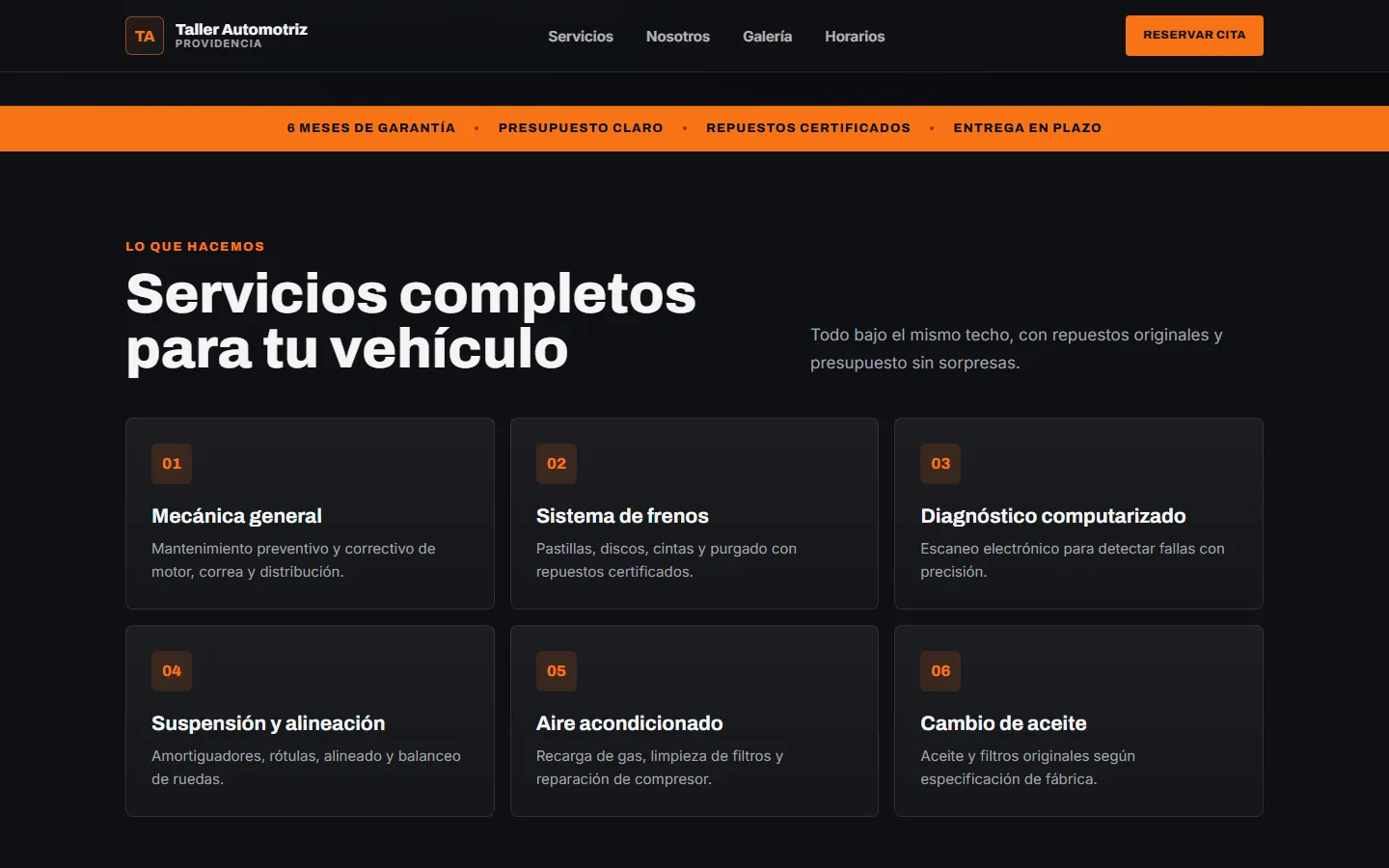 Preview Taller Automotriz